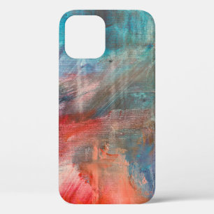 Abstract oil painting background. Oil on canvas te iPhone 12 Case