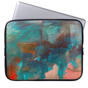 Abstract oil painting background. Oil on canvas te Laptop Sleeve