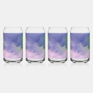 abstract oil painting can glass