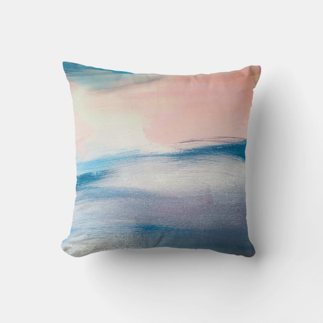 Abstract oil painting, canvas texture. cushion (Front)