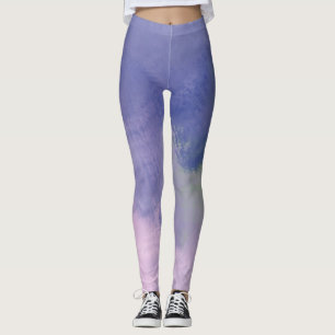 abstract oil painting leggings