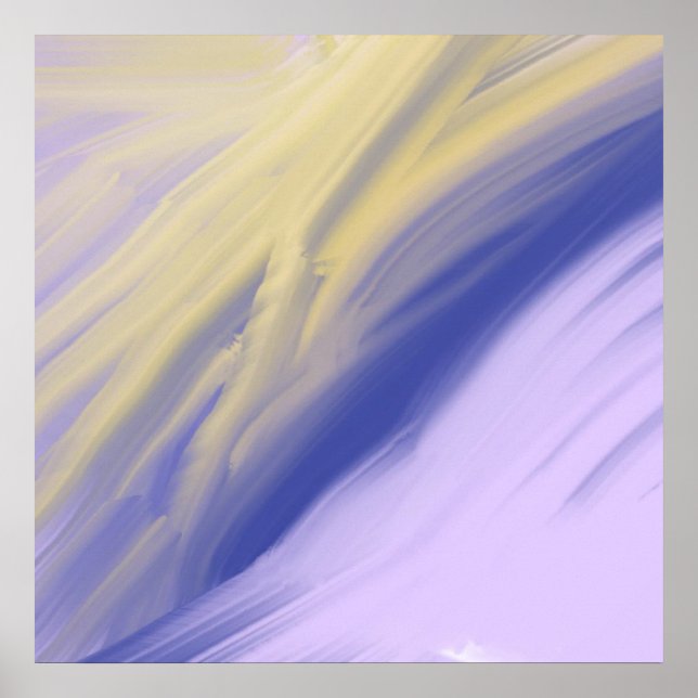 abstract oil painting poster (Front)
