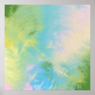abstract oil painting poster