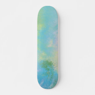abstract oil painting skateboard
