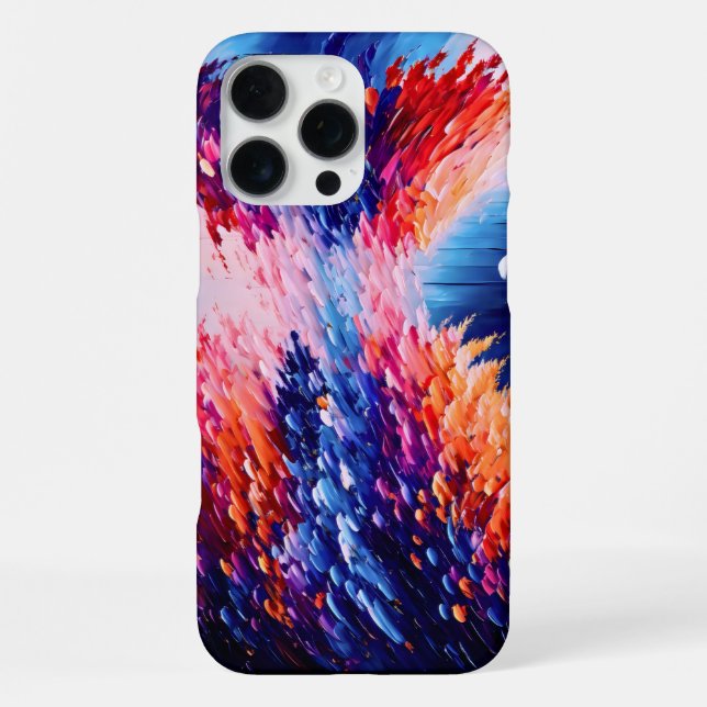 Abstract oil painting texture phone case (Back)