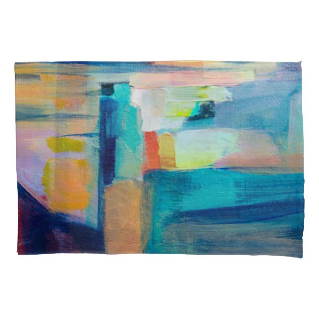 Abstract Oil-Texture Artistry Pillowcase (Front)