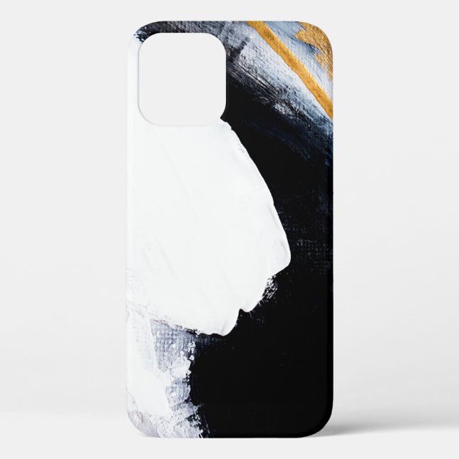 Abstract oil texture background. Abstract art gold Case-Mate iPhone Case (Back)