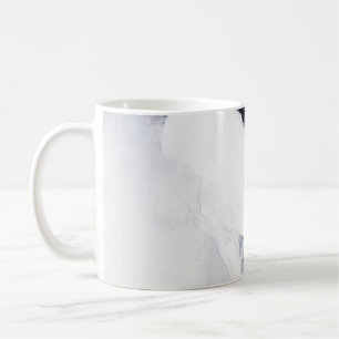 Abstract oil texture background. Abstract art gold Coffee Mug