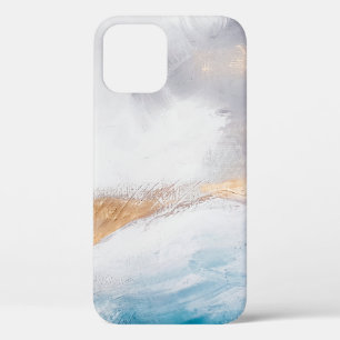 Abstract oil texture background. Paint on canvas.  iPhone 12 Case