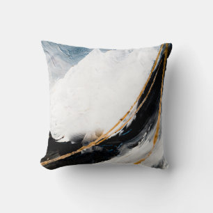 Abstract oil texture background. Paint on canvas. Cushion