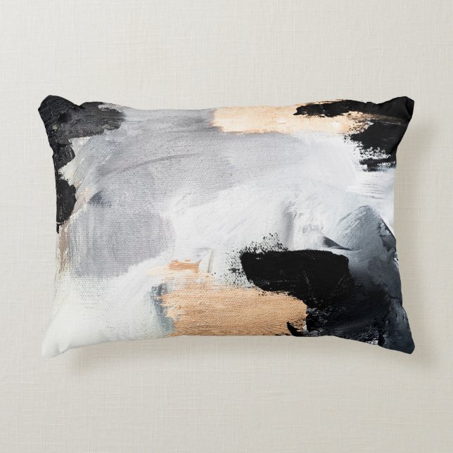 Abstract oil texture background. Paint on canvas.  Decorative Cushion (Front)