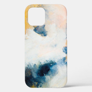 Abstract oil texture background. Paint on canvas. iPhone 12 Case