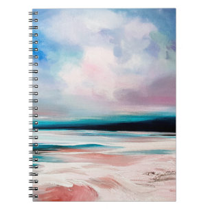 Abstract oil texture background. Paint on canvas. Notebook