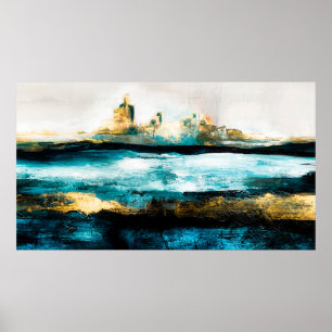 Abstract oil texture background. Paint on canvas.  Poster