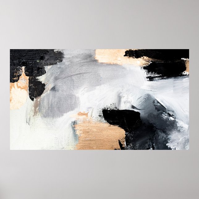 Abstract oil texture background. Paint on canvas.  Poster (Front)