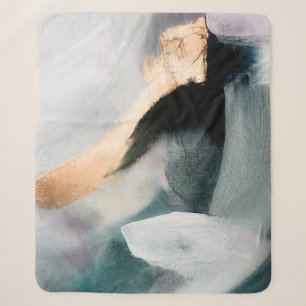Abstract oil texture background. Paint on canvas. Sherpa Blanket
