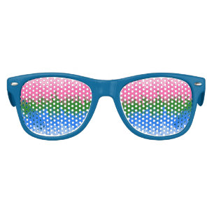 Abstract Omniromantic   Pride Flag    Kids Sunglasses
