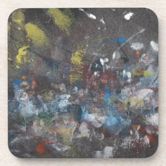 Abstract on Grey Coaster