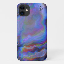 Abstract Opal Agate Personalised Phone Case