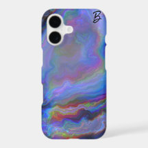 Abstract Opal Agate Personalised Phone Case