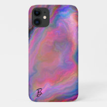 Abstract Opal Agate Personalised Phone Case
