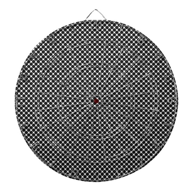 Abstract Optical Dots Dart Board (Front)