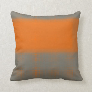 Abstract Orange 3 Cushion