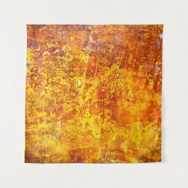 Abstract orange background texture concrete wall,  tapestry (Front)