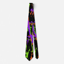 Abstract Orange Green Purple Pattern
