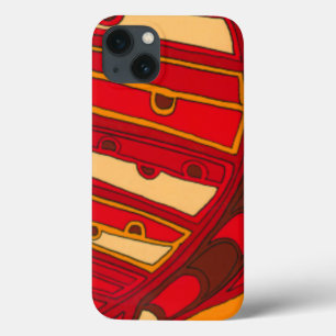 Abstract Orange Panels iPhone 13 Case