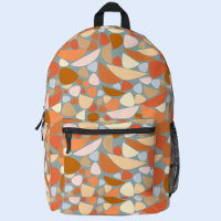 Abstract Orange Peach Pattern