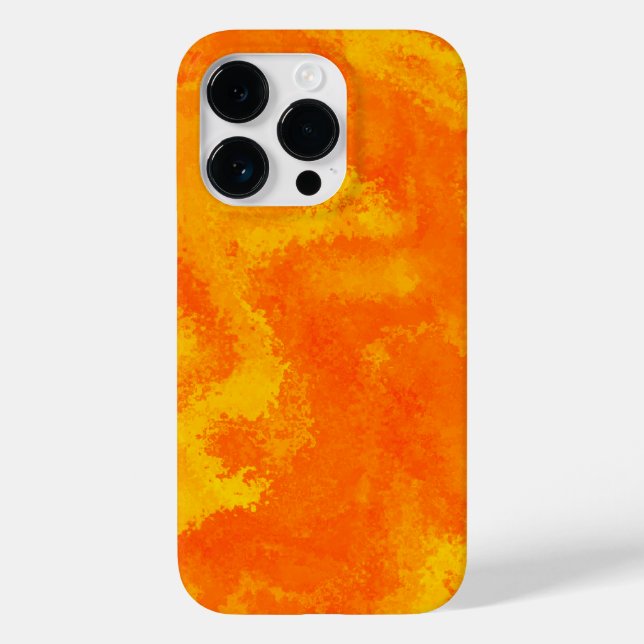 Abstract Orange Yellow Diffusion Case-Mate iPhone Case (Back)