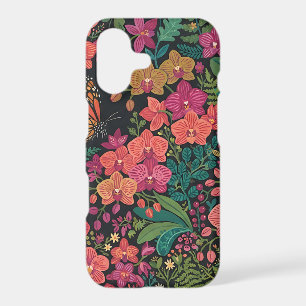 Abstract Orchid Butterfly iPhone Cases