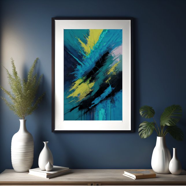 Abstract Organic Painting 2:3 Poster (Creator Uploaded)