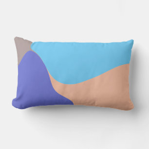 Abstract Organic Shapes Lumbar Cushion