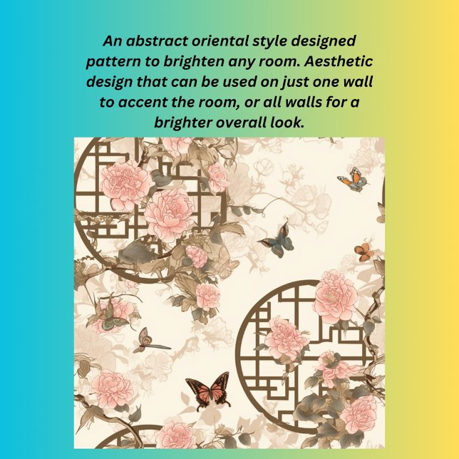 Abstract oriental garden scene  wallpaper (Creator Uploaded)