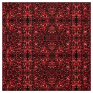 Abstract oriental red pattern, fabric