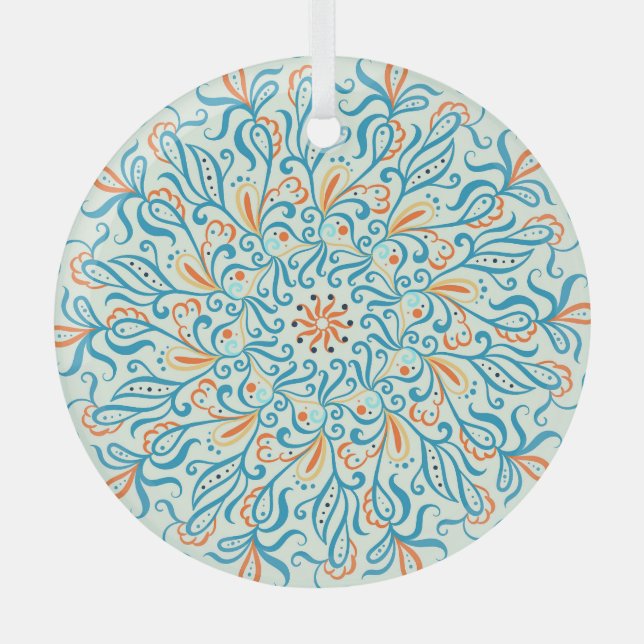 Abstract Ornament Ceramic Tile Pattern (Front)