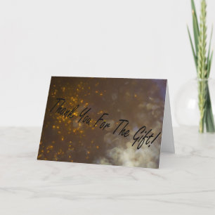 Abstract Ornament Thank You Card 2
