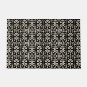 Abstract ornamental modern decor jewellery art dec doormat