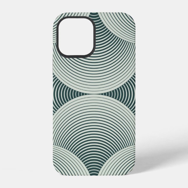 Abstract ornate geometric petals grid background.  iPhone case (Back)