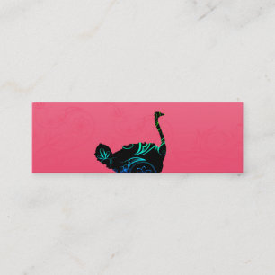 Abstract Ostrich business cards