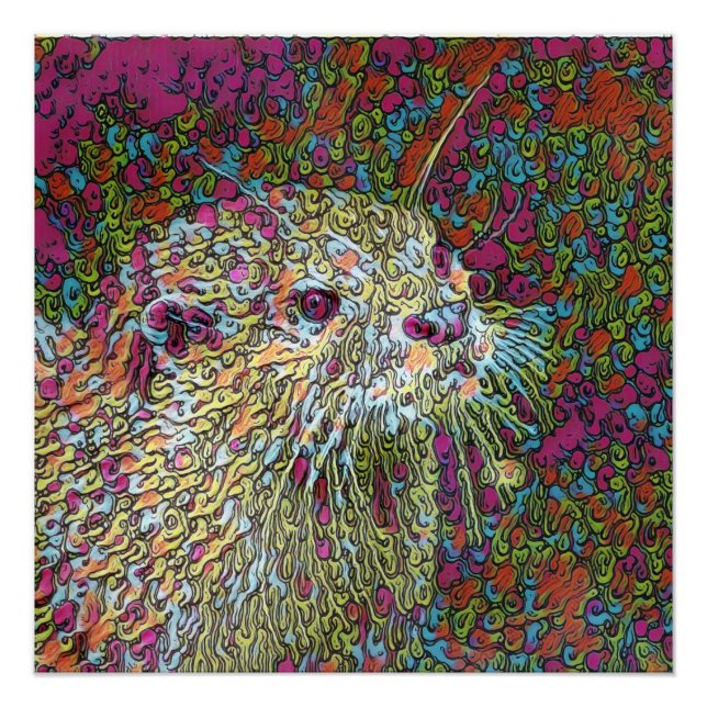 Abstract Otter Poster (Front)