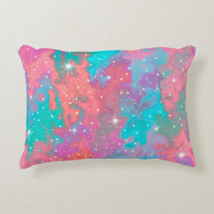 Abstract Outer Space Artwork   Accent Pillow