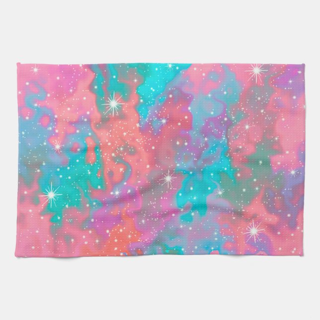 Abstract Outer Space Artwork | Kitchen Towel (Horizontal)