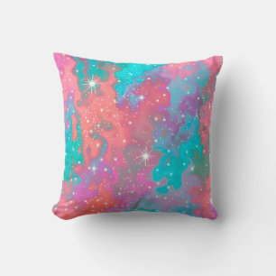Abstract Outer Space Artwork   Throw Pillow