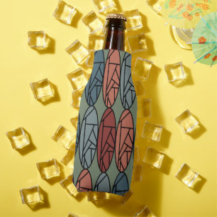 Abstract Ovals Bottle Cooler