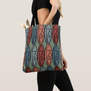 Abstract Ovals Tote Bag