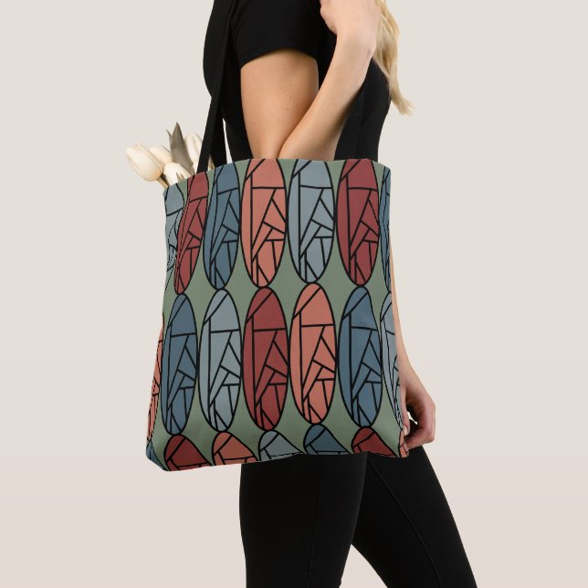 Abstract Ovals  Tote Bag (Close Up)