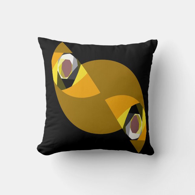 ABSTRACT OWL CUSHION (Front)